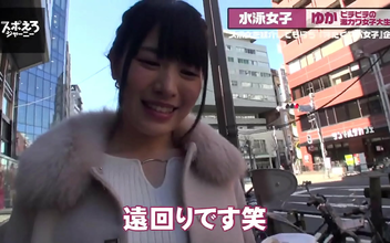 JAV Beauty Yuka-chan's Luscious Kime-sex in Swimming JD with Three Straight Shots of Cumshot - Complete Trip!