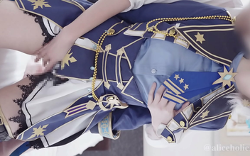 JAV Idol Gets Creative with Cosplaying and Creampies, Complete with Stage Costume Compilation