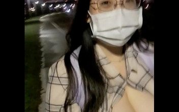 Flawless JAV Enchantress Exposes Her Tempting T---s on a Romantic River Walk