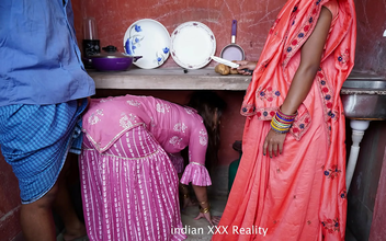 Luscious Indian Stepmom Seduces Younger Stepbrother in Kitchen