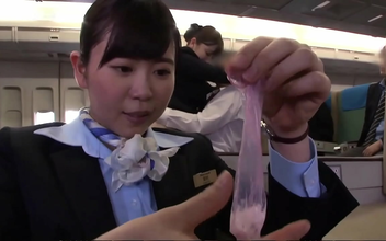 Hop on a JAV Flight with the Most Alluring Stewardesses in Uniform!