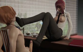 JAV Sensation Makima's Insatiable Appetite ~ Denji's Uncensored 3D SFM Game Adventure!!