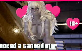 Experience the Allure of a Tanned MILF in a stimulating 3D Hentai Encounter
