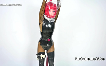 Get Tied Up with the Luscious Latex Kigurumi Lady