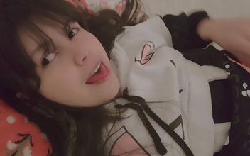 Caught on Camera - Leaked video of Amateur Teen Humping Pillow with Hana Lily's Tight Little Pussy and Big Ass