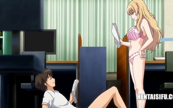 JAV Dreams Come True - Naughty Animation Intern Gets Lucky with Luscious Female Coworkers