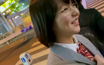Revealing the Secrets of JAV - 18-Year-Old Hameshimori K-Kenritsu with White Glasses and Big Tits in a Hotel Affair!