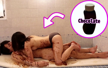 Japanese Couple's Steamy Valentine's Day Bathroom Sex with Real Orgasms