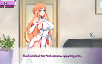 Waifu Hub - Asuna's Naughty Desires Revealed in Hentai Parody Game PornPlay Ep