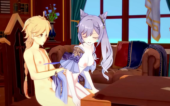 Unleash Your Desires with Genshin Impact's Hentai Scene - Ganyu's Blowjob and Fuck Session!