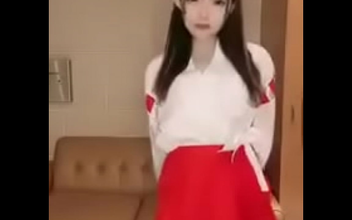 Waist-watching - Admiring Miko's Graceful Swing in JAV