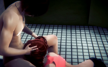 Japanese Hentai 3D Uncensored - Shien's Sex in the Toilet Part 2 - MILF Enchantress' Alluring Movements!